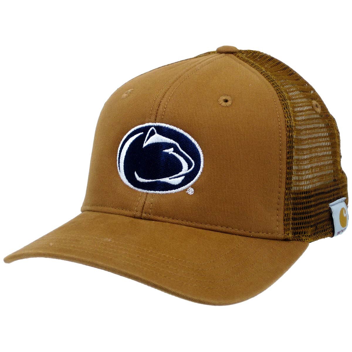 brown Carhartt Tommy hat with Penn State Athletic Logo